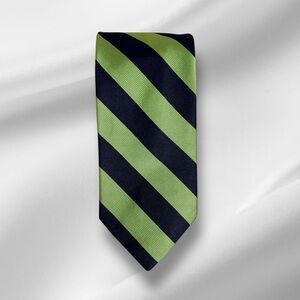 J. Crew Blue and Green Striped Tie